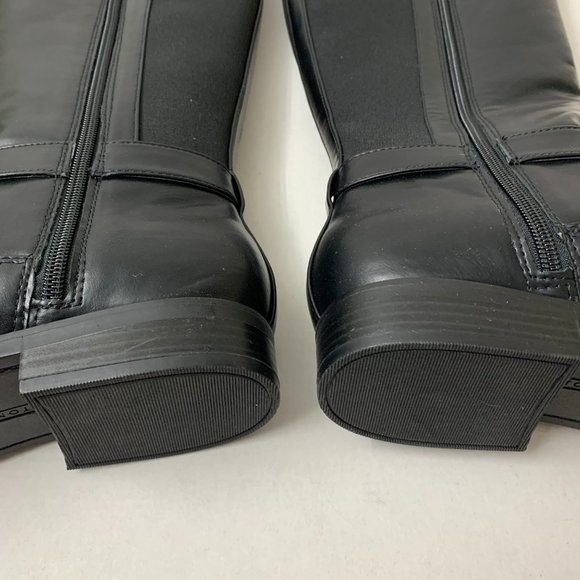 Tommy Hilfiger Suprem2 Tall Riding Boot Black - Picture 5 of 14